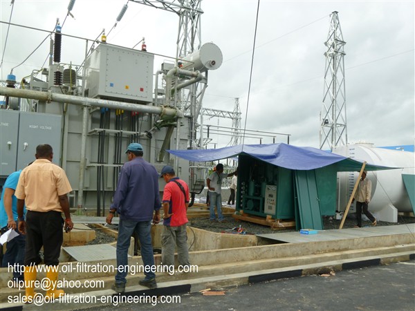 Oil Filtration System Working Site